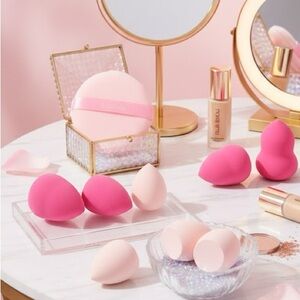 12 Piece Pink Makeup Sponge Set